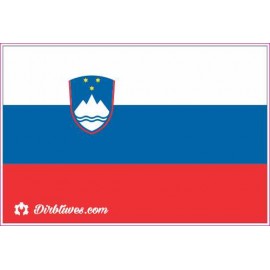 Nacionalinis vėliavos lipdukas - Slovėnija